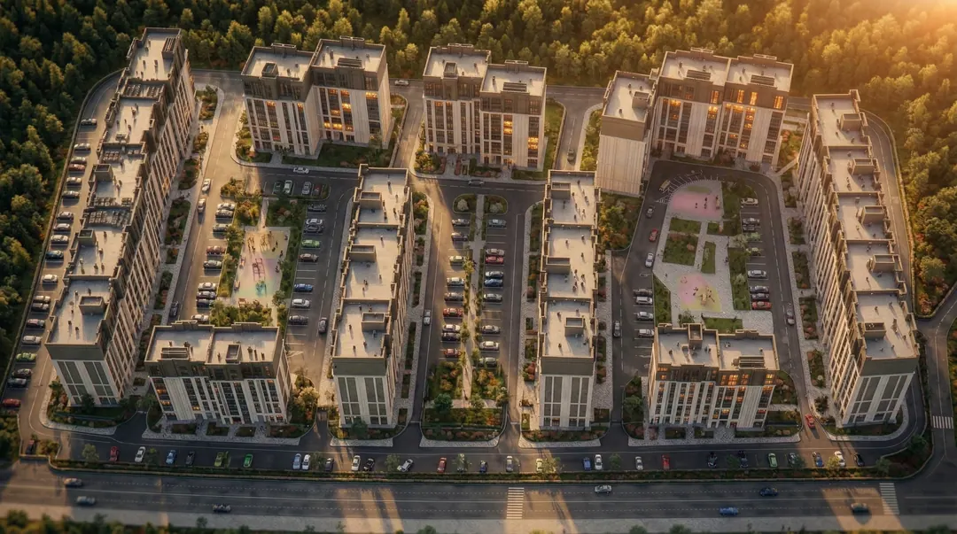 Квартал с высоты