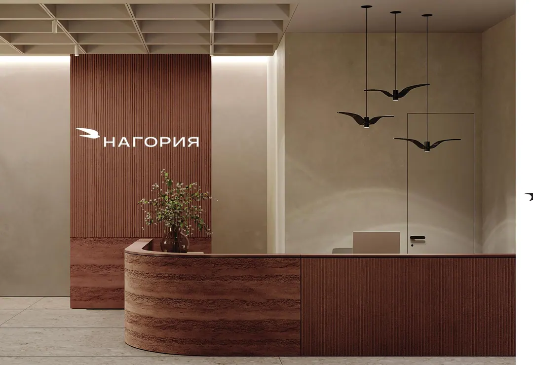 Квартал «Нагория»: Гранд-лобби с коворкингом