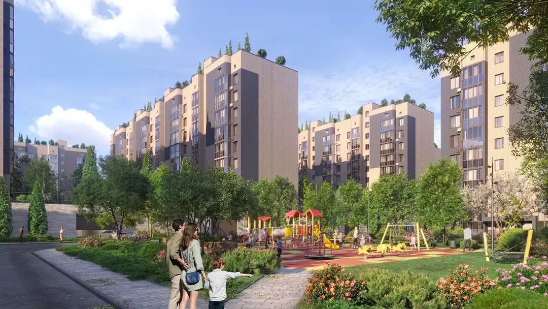 ЖК «Курортный»: Двор как курортный парк